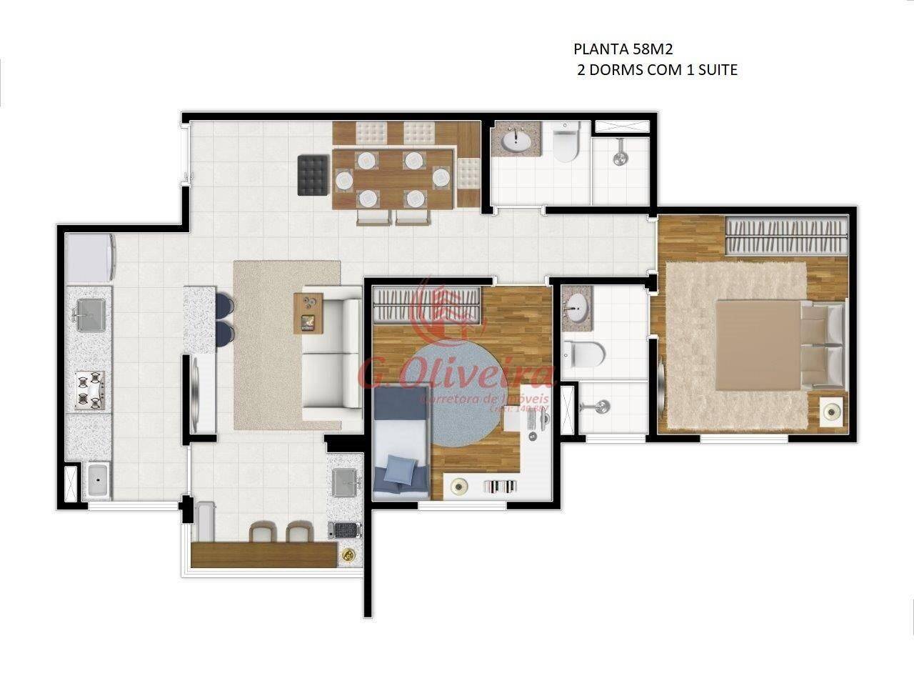 Apartamento, 2 quartos, 58 m² - Foto 25