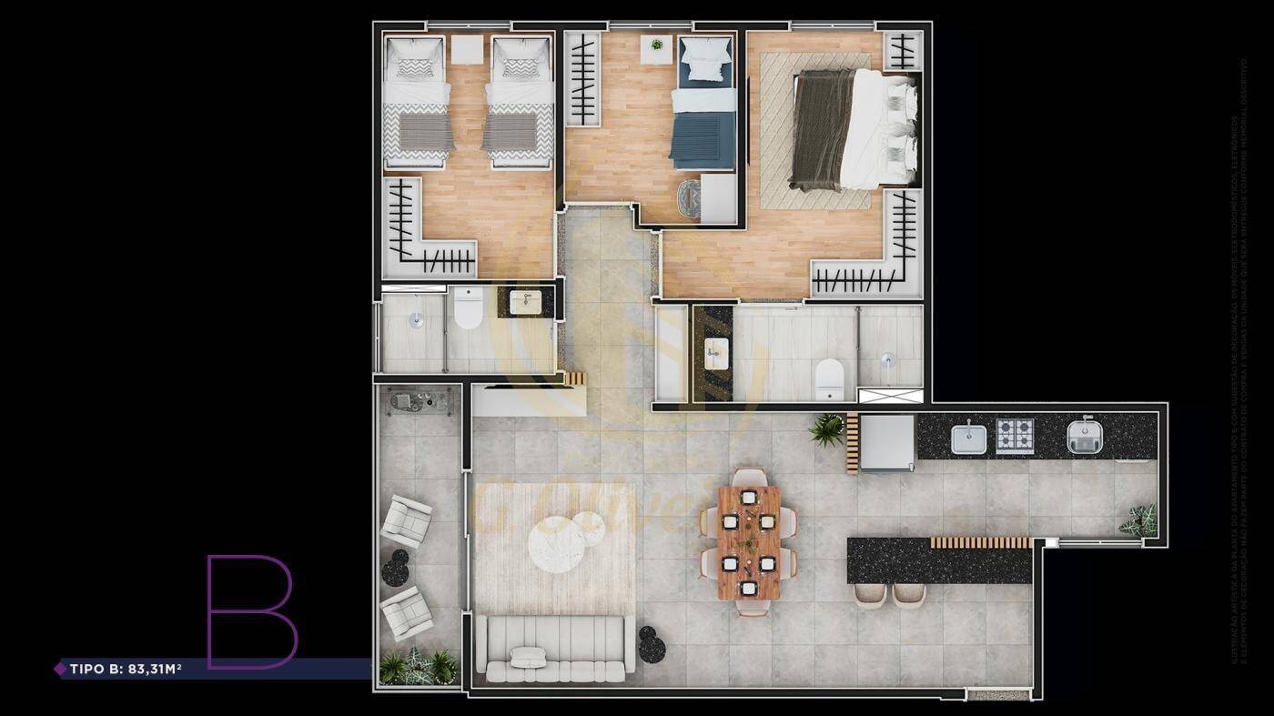Apartamento em Jardim Quintas Das Videiras, Jundiaí - Foto 23
